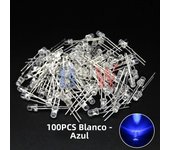 100PCS/lot 3mm LED Diode F3 Assorted Kit ibuw White Green Red Blue Yellow Orange Pink Purple Warm White DIY Light Emitting Diode