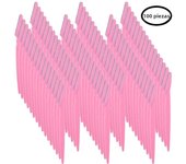 Karsyngirl 100Pcs Eyebrow Trimmer Blade Shaver Portable Face Razor Eye Brow Epilation Hair Removal Cutter Safety Razor for Woman