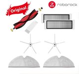 Original Roborock S5 Max / E4 / E5 / S45 Max / S6 MaxV Detachable Main Brush Silicon Side Brush Washable Filter Accessories