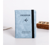 RFID Passport Holder Cover Wallet for Women Men PU Leather Card Holder Passport Case Travel Essentials for Family Vacation