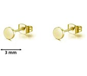 1 Pair Rosegold Tone Stainless Steel Multiple Piercing Small Huggie Hoop Earrings CZ Cartilage Stud Earrings Set for Women