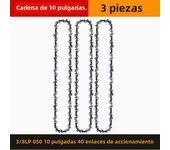 10 Inch 3/8"LP Electric Saw 40 Drive Links Chainsaw Chains Logging Saw Blade Pruning Chain Saw Chain Accessories Wood Cutting