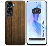 Funda Silicona para Huawei Honor 90 Lite 5G diseño Madera Dibujos