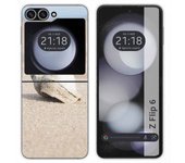 Tumundosmartphone Funda Carcasa Dura para Samsung Galaxy Z Flip 6 5G diseño Concha Dibujos