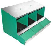 Ponedero para gallinas de 3 Huecos Desmontables