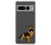 Funda Silicona Antigolpes para Google Pixel 7 Pro 5G diseño Perros 03 Dibujos