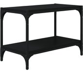 vidaXL Mueble para TV contrachapada acero 60x33x41 cm, Mueble de Salon, Mueble TV, Mueble TV salon, Mesa de TV, Mueble tele