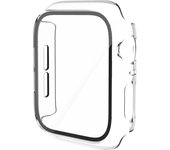 Glass+Case Full Cover For Apple Watch Case Series 8/7 41mm 45mm iWatch 321 42mm 38mm Apple Watch SE654  44mm 40mm Protector Case