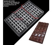 New Chocolate Mold Polycarbonate Candy Chocolate Bonbons Candy Bar Baker Confectionery Fondant Baking Pastry Tools