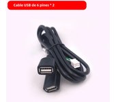8RCA 4G Card Slot Mic/Microphone/Reversing Cam in/4G Antenna/GPS Antenna/USB Cable For Android Navigation 7862 TS10 G2986