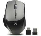 Ewent ew3245 ratón mano derecha bluetooth óptico 2400 dpi