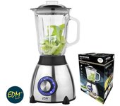 Batidora con vaso mezclador cristal 1,5l 550w EDM