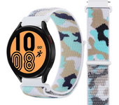 20 22mm Camouflage Nylon Loop Strap For Garmin Forerunner 55 158 965265 745 255 245/645 MUSIC Bracelet For  Amazfit GTR GTS2 3 4