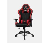 SILLA GAMING DRIFT DR110BR TEJIDO NEGRO ROJO