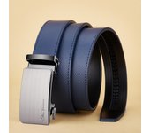 Belt for men Blue Striped Belt Automatic Buckle Belts Fashion Jeans Belt Designer Belts Genuine Leather Belt