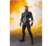 Figura tamashi nations marvel avengers infinity war capitan america 16 cm set de efectos especiales