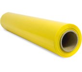Film para Embalar, Film Amarillo, Papel Film, Rollo de Plastico Protector Muebles, Cajas Mudanza, Plastico Cubretodo 50cm x 300m estirables - SIDI (1 und, Amarillo)