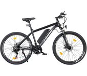Bicicleta eléctrica Touroll U1 MTB con motor de 250W, neumáticos de 26 pulgadas para todo terreno, batería de 36V 13Ah, alcance máximo de 65km, freno de disco, resistente al agua IPX4