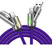 4 in 1 USB Type C Cable 240W PD Fast Charging Cable For iPhone 15 14 Pro Max MacBook iPad Xiaomi Samsung Huawei Type C Date Cord