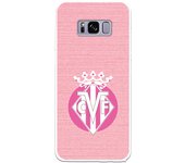 Funda original compatible con Samsung Galaxy S8 | Villarreal rosa | TPU MATE