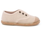 Pisamonas Zapatillas Lino Sin Cordones Puntera Yute