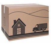 Gerimport Caja cartón multiusos 30 x 20 x 15 cm alamcenaje embalaje