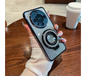 Gradient Glitter Ring Holder Phone Case for Honor Magic 4 5 6 Lite X6 X7 X8 X9 X9A 5G 8X 9X Pro X30i X40 X50 70 50 90 Lite Cover