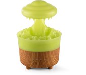 Deshumidificador Humidificador Giratorio de Nube de Lluvia con Luces LED de 7 Colores, Temporizador de 3 Niveles y Función de Aromaterapia – Perfecto para Relajación y Purificación del Aire, Humidificador de Aire