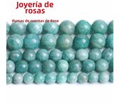 AAAAA Natural Amazonite Gemstones Beads Round Loose Beads For Jewelry Making DIY Bracelet Necklace Accessories 4 6 8 10 12mm 15"