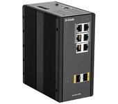 D-Link DIS?300G?8PSW 6 puertos RJ-45 Negro DIS-300G-8PSW