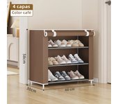 Shoe Cabinet Dustproof Fabric Organizer Multilayer Shoe Rack Nonwovens Household Simple Storage Economic Type Shoe Rack Cabinet
