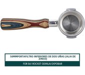 Filtro De Portafiltro De Café Sin Funda 51mm 54mm 58mm Con Mango De Madera Colorido Accesorios Para Barista Compatible Con Delonghi Ec680 Ec685 Breville 870 878 880 E61