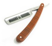 Professional Classic Straight Edge Barber Razor Salon Quality Men's Beard Cut Shavette Manual Razor Wooden Handle Shaving Tool