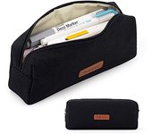 Canvas Pencil Case Student Pouch Coin Cosmetic Bag Office Stationery Organizer For Teen Girl Boy School Supplies