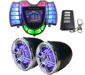 HY-008 Motorcycle Bluetooth-compatible Speaker Audio System Handsfree TF Radio USB Charger