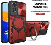 Magsafe Magnetic Camera protection case for Xiaomi Redmi Note 11 Pro 11E Pro Armor Hybrid Metal Ring Back Cover For Note 11s 11A