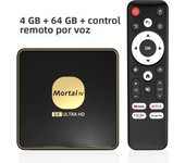 Mortal T3 Wifi6 Streaming Media Player Smart TV Box Rockchip3528 Android13 4K HDR10 4GB64GB Large Memory Bluetooth Chromecast TV