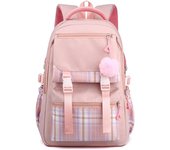 College Campus Schoolbag Femenina de la Escuela Mochila de la Escuela Bolsa Alivio de la Escuela de Niñas Bolsa de Hombro Junior Mochila Pura Color Puro Mochila