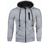 2024 Mens Zipper Hoodie High Quality Male Dialy Casual Sports Hooded Jackets Four Seasons Cool Motorcycle Coat