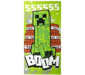 Toalla de Playa Minecraft Verde 100 % poliéster 70 x 140 cm