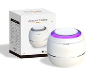 Ultrasonic Cleaner For Retainers Dentures Jewelry Cleaning Machine Mini Portable UV Ultrasonic False Teeth Retainer Cleaner