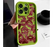 Red Lips Case for iPhone 15 Cases 13 11 14 Pro Max 12 XR XS 7 8 Plus SE 2020 14promax 15promax Silicon Soft Fundas Covers