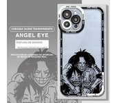 Phone Case for iPhone X XS 7 6s 12 Mini 11 15 Plus XR SE 13 Pro Max 14 Pro 8 Clear Silicone Cover  Anime O-One Piece Luffy