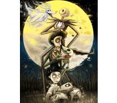 Tim Burton Corpse Bride Movie Diamond Painting Kits Horror Skull Bride Emily Victor Photo Art Cross Stitch Mosaic Home Decor