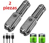 Powerful LED Flashlight 100000 Lumen Tactical Flashlights Rechargeable USB 18650 Waterproof Zoom Fishing Hunting LED Flashlight
