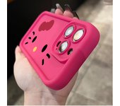 Original Sanrio Hello Kitty Liquid Silicone Cases For iPhone 16 15 14 13 12 11Pro Max Plus X XR XS 7 8 Plus Shockproof Cover Y2K
