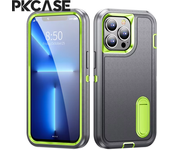 PKCASE Heavy Armor Shockproof Case For iPhone 6 7 8 Plus X XS Max XR Bracket Cover For iPhone SE2020 SE2022