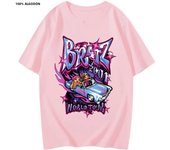 Bratz T Shirts Women Summer Street Oversized T-shirt Harajuku Y2k Tops Men Women Casual Cotton Short Sleeve Plus Size Tshirt