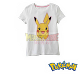 Camiseta niña Pokemon - Pikachu blanca 11 años 146cm - 12 años 152cm Raíz MERCHAN-STORE Camisetas Pokemon