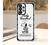 Cartoon Cute S-Snoopy For Samsung Galaxy S23 S22 S21 S20 Pro FE Ultra A23 A52 A53 A71 Angel Eyes Transparent Phone Case